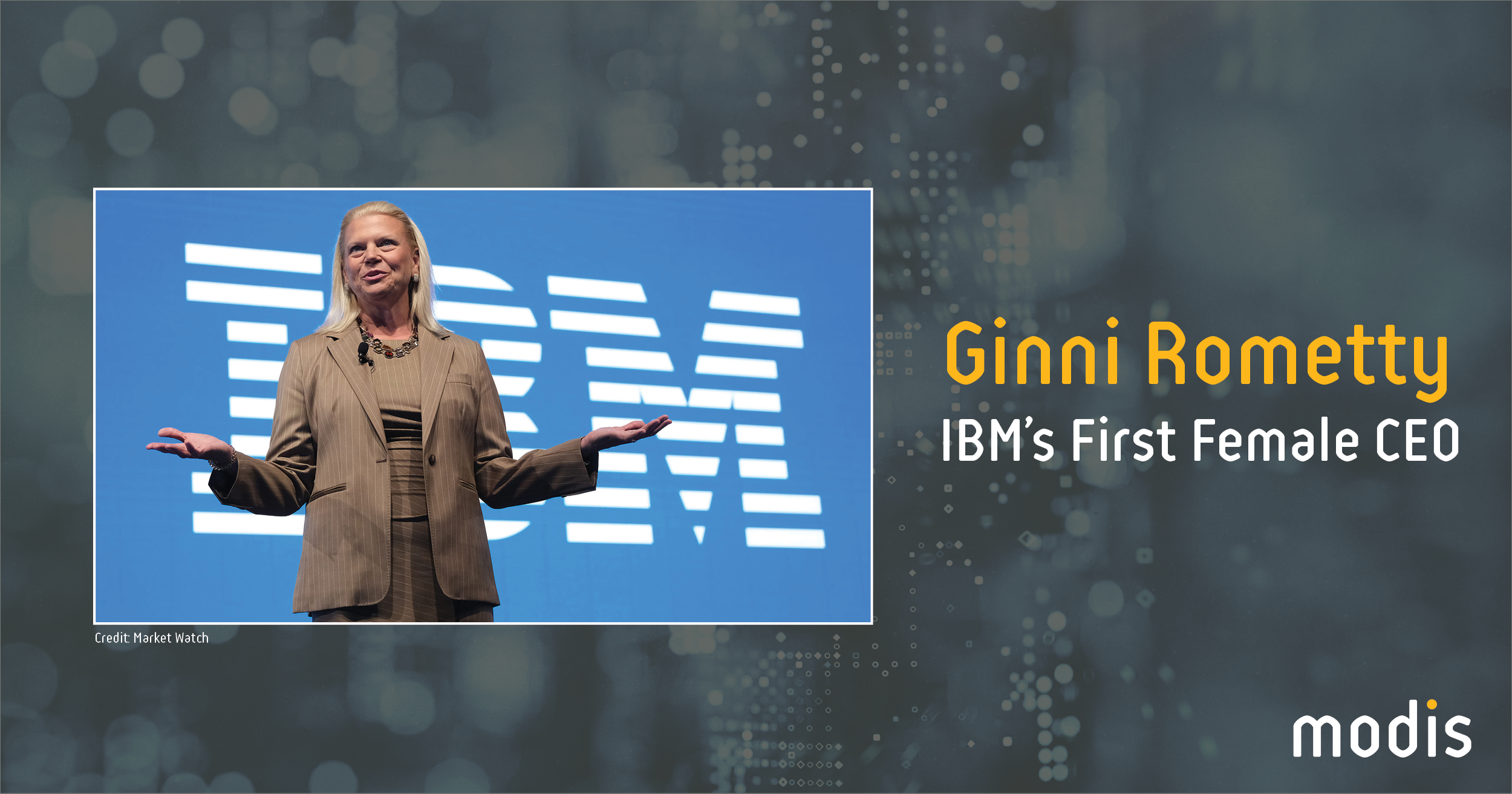 Ginni Rometty is IBM's first female CEO